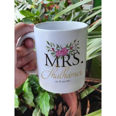 Tasse Mrs. - neu verheiratet