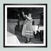 Marconi's Restaurant - Gypsy Woman I. 1942 Tanz  - Kunstdruck Poster ungerahmt - schwarz-weiss Fotografie - Bild 3