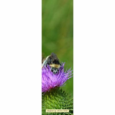 Lesezeichen - „Mit Blütenstaub gepudert“ – Design Ulrike Kröll