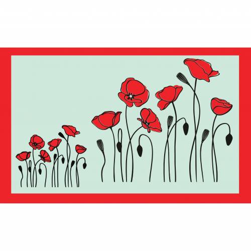 Plotterdatei Mohn, svg, gsp, png