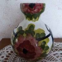 Vintage großer bunter Keramik-Krug Bild 2