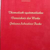 Thematisch-systematisches Verzeichnis der Werke Johann Sebastian Bachs - von Wolfgang Schmieder Bild 1
