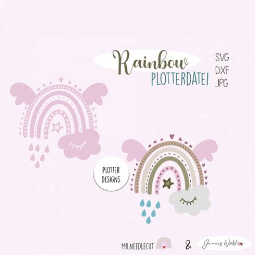 Plotterdatei Janeas World Rainbow