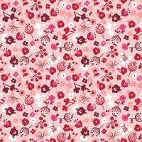 Musselin-Bedruckt-Große Blumen-100 % Baumwolle-130 cm Breite-50 cm Schritte-Meterware-Oeko-Tex Standard 100-6 Farben Bild 3