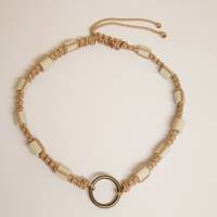 EM-Keramikhalsband mit Ring für die Hundemarke, Schiebeknoten, Hundemarkenband Bild 2