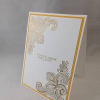 Elegante Glückwunschkarte zur goldenen Hochzeit Bild 2