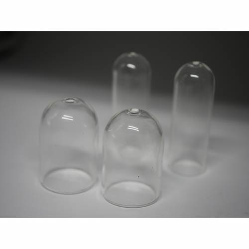 4 St Hohlglas , Kuppeln, Glasdome, Dome für basteln, minaturen und Deko und Schmuckanhänger zum DIY