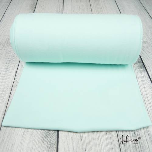 Feinripp - Bündchen Mint Schlauch Breite 35cm