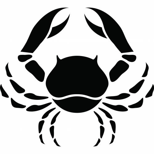 Plotterdatei Sternzeichen Krebs , gsp, svg