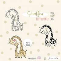 Plotterdatei Janeas World Giraffen Bild 1