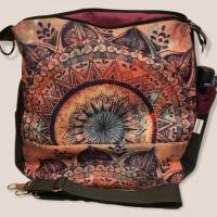 Boho Mandala Handtasche Umhängetasche Rucksack Backpack multicolor Bild 9