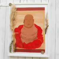 Wand Bild, Buddha, handgemalt, Wanddekoration Bild 2