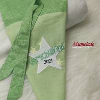 Vorschultüte - Vorschulkind 2021 - grün mit Papprohling und Inlettkissen Bild 9