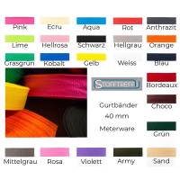 Gurtband-40 mm-Polypropylen-50 cm-Meterware in 23 Farben Bild 1