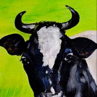 Lesezeichen - „Glückliche Kühe“ – Design  Ulrike Kröll Bild 1