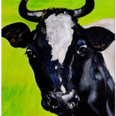 Lesezeichen - „Glückliche Kühe“ – Design  Ulrike Kröll