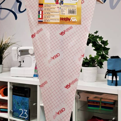 Schultüte-6 eckig-Folien Rohling-selbstklebend-80 cm