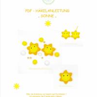 PDF - Häkelanleitung "Sonne" , in 3D Optik, Schritt-für-Schritt Anleitung Bild 8
