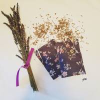 2Lavendelkissen mit Aufhänger reine Lavendelblüten Bild 3