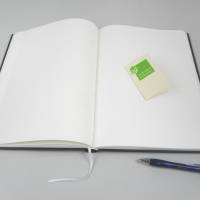 Notizbuch A4,  Glück auf, schwarz Stiftschlaufe, Grubentuch Bild 7