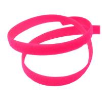 Flauschband oder Hakenband pink für Klettverschluß, 20mm breit nähen Meterware, 1meter Bild 1