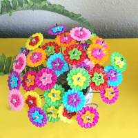 Süße kleine Blumenstecker in 8 Farben zur Auswahl Bild 1