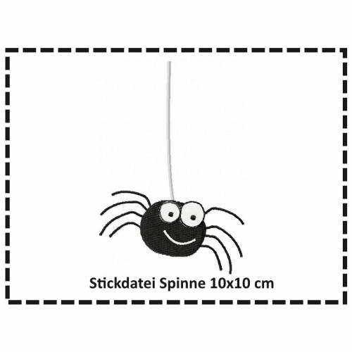 Stickdatei Spinne 10x10