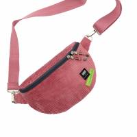 Bauchtasche "Lili"  trendiger Cross-Body-Bag, Bodybag , Hüfttasche aus Breitcord, Umhängetasche, Festivaltasch Bild 2