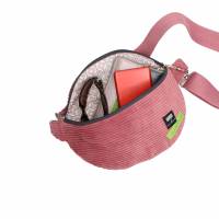 Bauchtasche "Lili"  trendiger Cross-Body-Bag, Bodybag , Hüfttasche aus Breitcord, Umhängetasche, Festivaltasch Bild 4