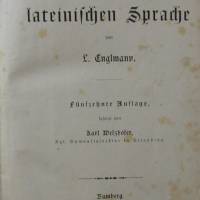 Grammatik - lateinischen Sprache- 1898 Bild 1