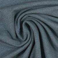 Sweat Sweatshirt unangeraut Maike-melange meliert rauchblau Oeko-Tex Standard 100 (1m/13,-€) Bild 1
