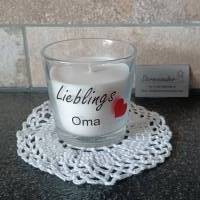 Duftkerze im Glas - Kerze - Lieblings Oma - Oma - Großmutter - Muttertag  - Geschenk Bild 1
