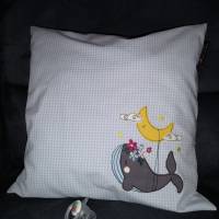 Digitale Stickdatei Mond Wal für den 10x10 - 20x30 cm (4x4 - 8x12") Stickrahmen Bild 4