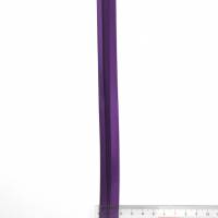 Satin Schrägband, 18mm, Uni-Farben, Kantenband, Meterware, 1meter (mittelviolett) Bild 3