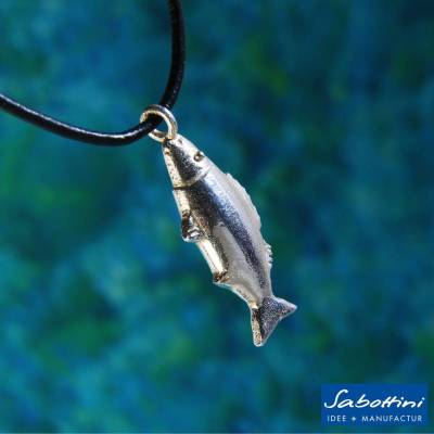 Anhänger  - Barsch - 925 Silber