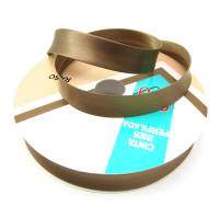 Satin Schrägband, 18mm, Uni-Farben, Kantenband, Meterware, 1meter (khaki) Bild 3
