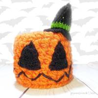 Klopapierhut,Toilettenpapier Wächter - Kürbis mit Hut, Klorollenhut, handgemacht, Halloween Bild 1