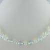 Kette Armband Ohrringe Opal Perlen Weiß (461) Bild 2