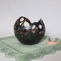 Keramik Teelicht Dekoration Bild 1