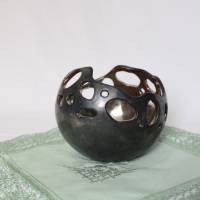 Keramik Teelicht Dekoration Bild 2