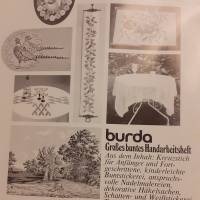 True Vintage Antik Nostalgie Burda Großesbuntes Handarbeitsheft SH 13/73 Bild 5