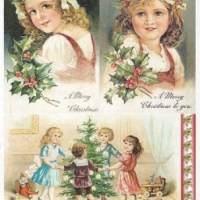 A mery Christmas - R0788 405 - Faserpapier - Reispapier - Decoupage - Motivpapier  - Serviettentechnik Bild 10