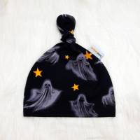 Baby Jungen Mädchen Unisex Halloween Mütze Knotenmütze Zipfelmütze "Gespenst" Bild 1
