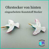 Ohne Metall Ohrstecker Kolibri ART 5036 Bild 3