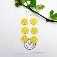 Zitronenknöpfe aus Fimo im 6er, 4er oder 3er Set Bild 4