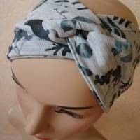 Haarband, Stirnband, Bandeau, Knotenband, Turban-Band, für Damen, mit Hirschen und Vögeln Bild 5