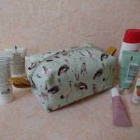 besondere Kosmetiktasche, BoxyBag, Utensilo, Kulturbeutel, Make-up Tasche mit Reißverschluß, Bild 1