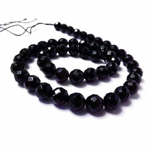 Onyx facettiert 8 mm Edelstein Strang, Ketten Strang