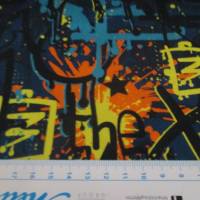 Sweat Shirt Toronto  angeraut Grafitti, dunkelblau Oeko-Tex Standard 100(1m/18,-€) Bild 4
