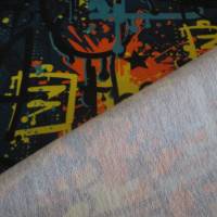 Sweat Shirt Toronto  angeraut Grafitti, dunkelblau Oeko-Tex Standard 100(1m/18,-€) Bild 5